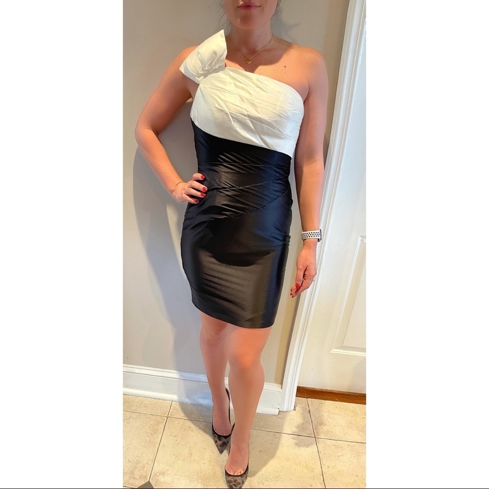 Jovani Cocktail Dress Black/White